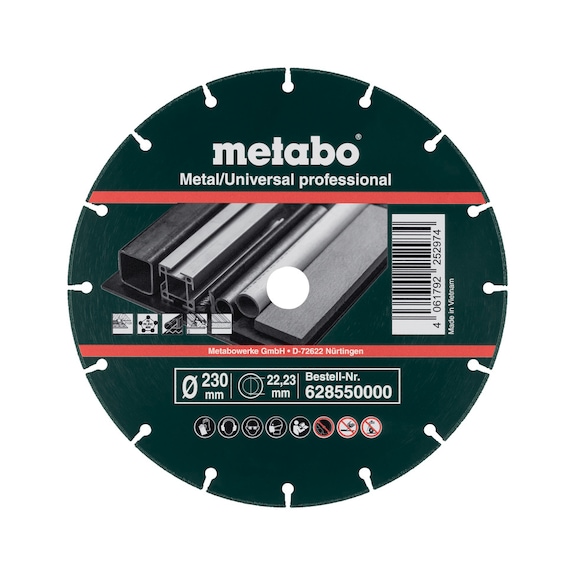 METABO diamond cutting discs 10 pieces in a pack180x1.6x22.23mm 628549000 - Cut-off wheel