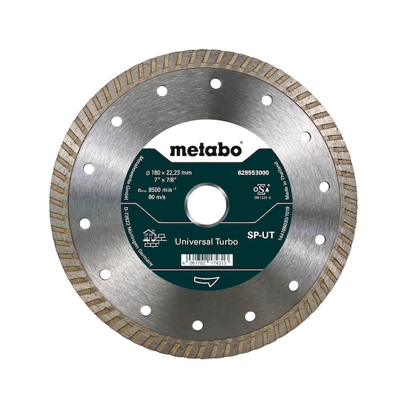 METABO Diamond cutting blade 180x22,23mm SP-UT Universal Turbo SP 628553000 - Cut-off wheel