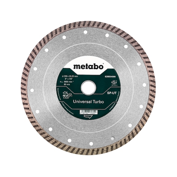 METABO Diamond cutting blade 230x22,23mm SP-UT Universal Turbo SP 628554000 - Cut-off wheel