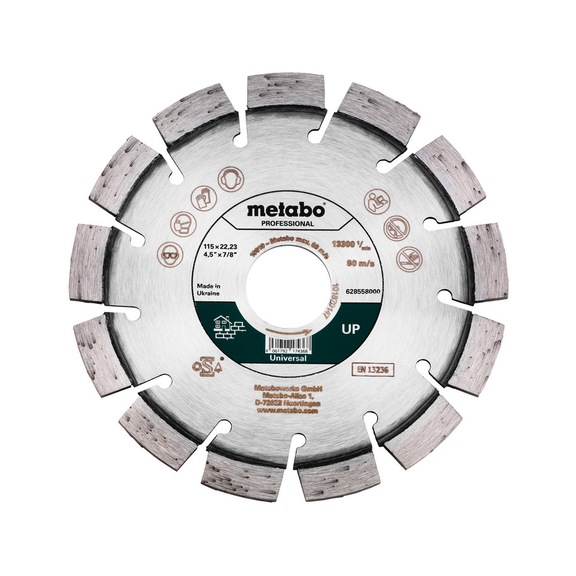 METABO Diamond cutting blade 115x22,23mm 628558000 - Cut-off wheel