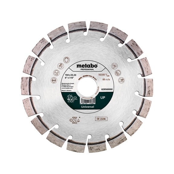 METABO Diamond cutting blade 150x22,23mm 628560000 - Cut-off wheel
