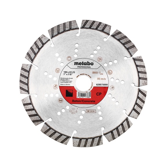METABO Diamond cutting blade 180x22,23mm CP 628573000 - Cut-off wheel