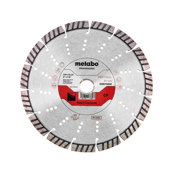 METABO Diamond cutting blade 230x22,23mm CP 628574000 - Cut-off wheel