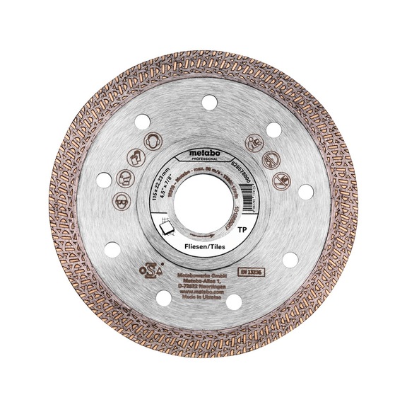 METABO Diamond cutting blade 115x22,23mm TP 628578000 - Cut-off wheel