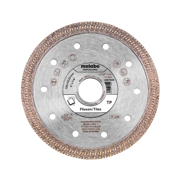 METABO Diamond cutting blade 125x22,23mm TP 628579000 - Cut-off wheel