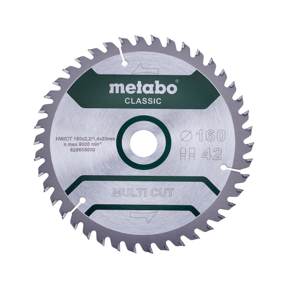 METABO Saw blade 160x2.2/1.4x20 Z42 628658000 - Circular saw blade (machine)