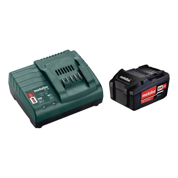 METABO Basis-Set x LiPOWER Akkupack 18 V/4,0 Ah Ladegerät SC 30 685192000 - Akku-Ladegerät (Elektrowerkzeug)