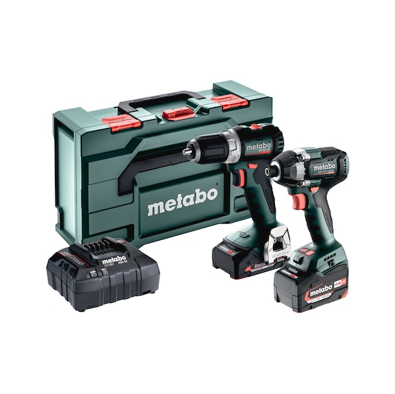 METABO Combo Set 2.8.3 with cordless drill driver and impact wrench 18V 685195000 - Power tool set