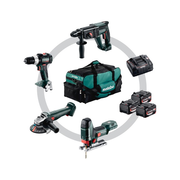 METABO Combo Set Construction Tools 4.3 9-piece 685214000 - Power tool set