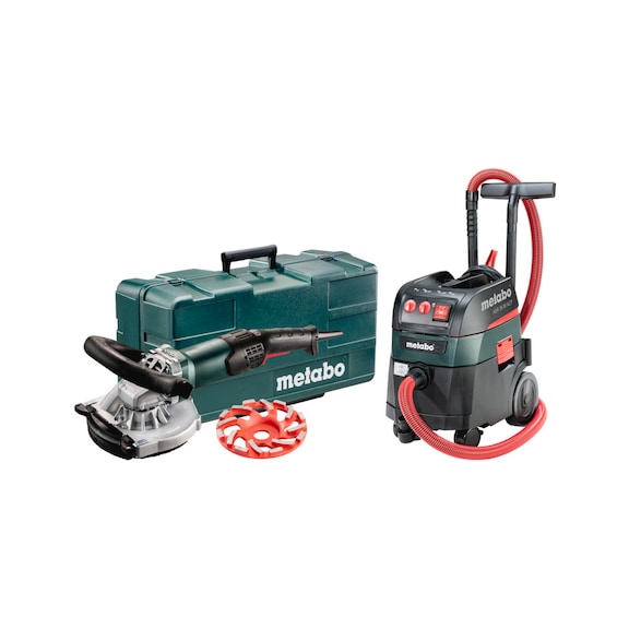 METABO Renovation grinder set RSEV 19-125 Vacuum cleaner ASR 35 M ACP 691001000 - Power tool set