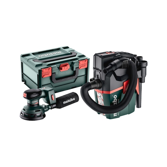 METABO Random orbital sander set SXA 18 LTX 125 BL and AS 18 L PC Compact 691199000 - Power tool set
