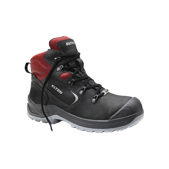 ELTEN Women's safety lace-up boot LENA GTX black-red Mid ESD S3 CI