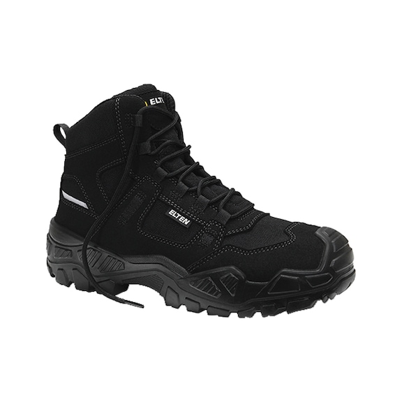 ELTEN safety lace-up boot MIKE black Mid ESD S3S 763821-42 size 42 - Safety lace-up boot MIKE black Mid ESD S3S