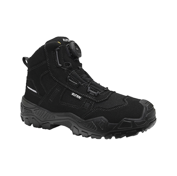ELTEN safety boots MIKE BOA black Mid ESD S3S 763831-47 size 47 - Safety boots MIKE BOA black Mid ESD S3S