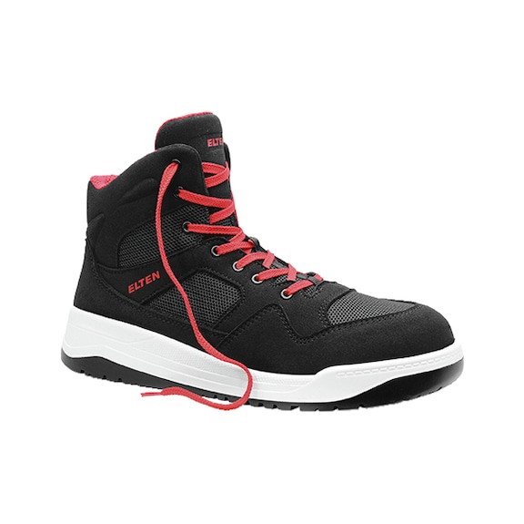 ELTEN Sicherheitsschnürstiefel LAKERS black Mid ESD S1PS 764451-44 Größe 44 - Sicherheitsschnürstiefel LAKERS black Mid ESD S1PS