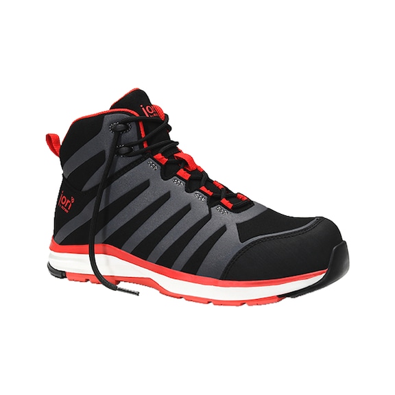 JORI safety boots jo_RAPID black-red Mid ESD S3 16021-48 size 48 - Safety boots jo_RAPID black-red Mid ESD S3