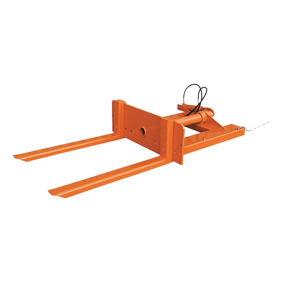 Eichinger 1500 pure orange hydraulic container tipper with forklift pockets - 