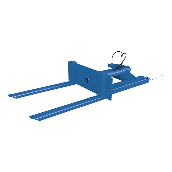 Eichinger 1500 gentian blue hydraulic container tipper with forklift pockets - 