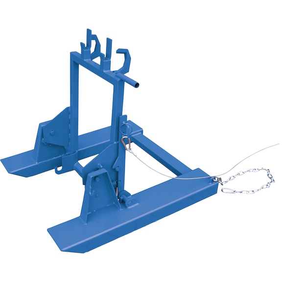 Eichinger 600 gentian blue rollout trash bin tipper for 80 or 120 l household bins - 