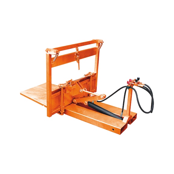 EICHINGER Gitterboxenkipper f&uuml;r Gitterbeh&auml;lter in Euro-Norm reinorange - Gitterboxenkipper f&uuml;r Stapler 2095