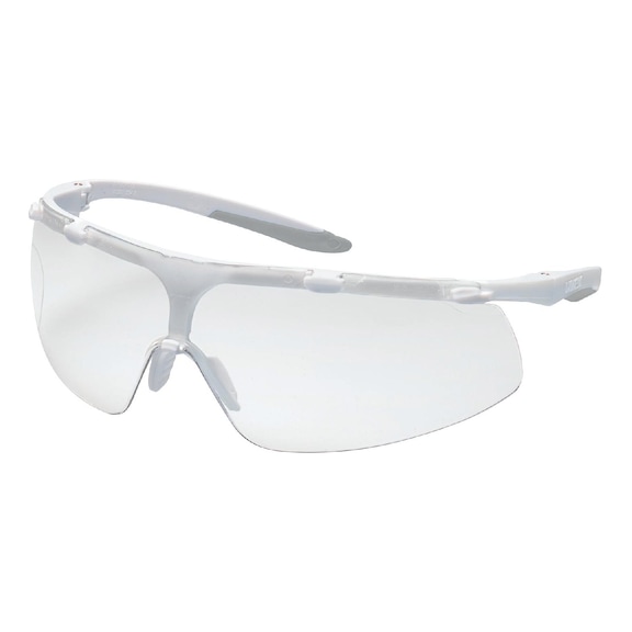 UVEX Schutzbrille super fit ETC Rahmen wei&szlig;, Scheibe klar - Schutzbrille