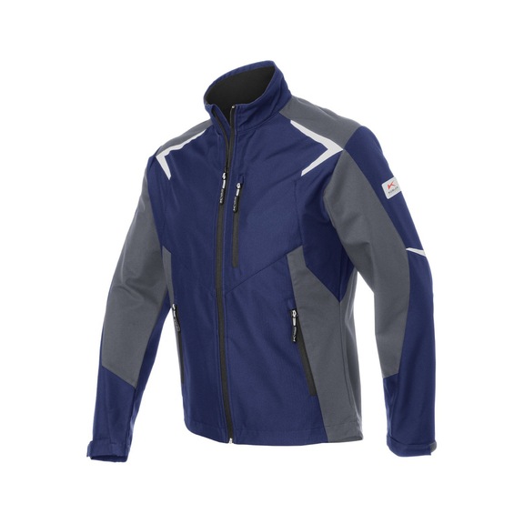 K&Uuml;BLER BODYFORCE Softshell Jacket, dark blue/anthracite, size M 1425 5375-4897-M - BODYFORCE Softshell Jacket
