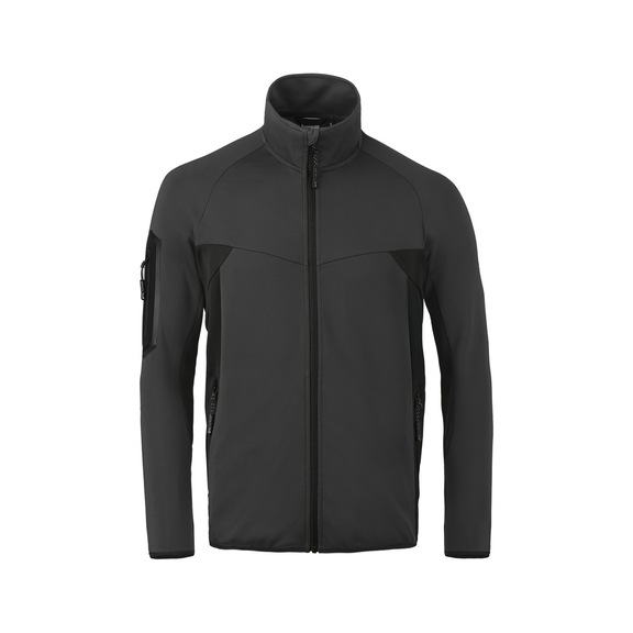 K&Uuml;BLER Stretch jacket, charcoal grey/black, size L 1346 6303-9799-L - ATHLETIQ Stretch Jacket