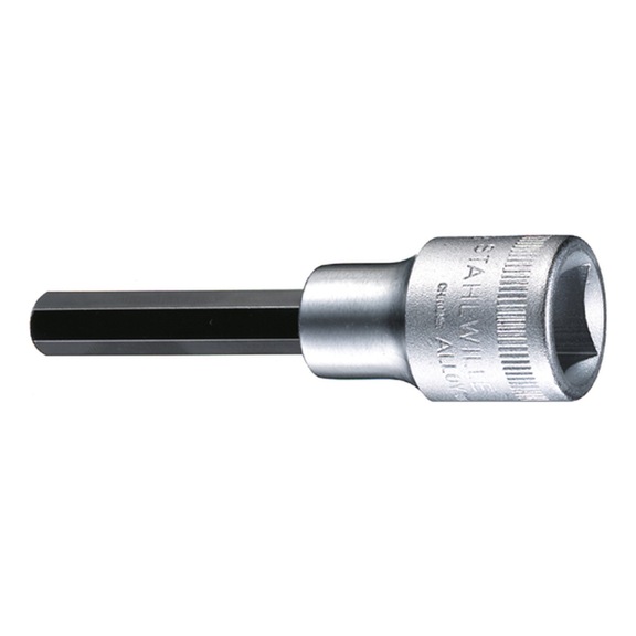 STAHLWILLE INHEX screwdriver bit insert 1054 1/2 inch 6 mm L.70 mm 03150706 - Hexagon socket 1/2" (socket wrench)