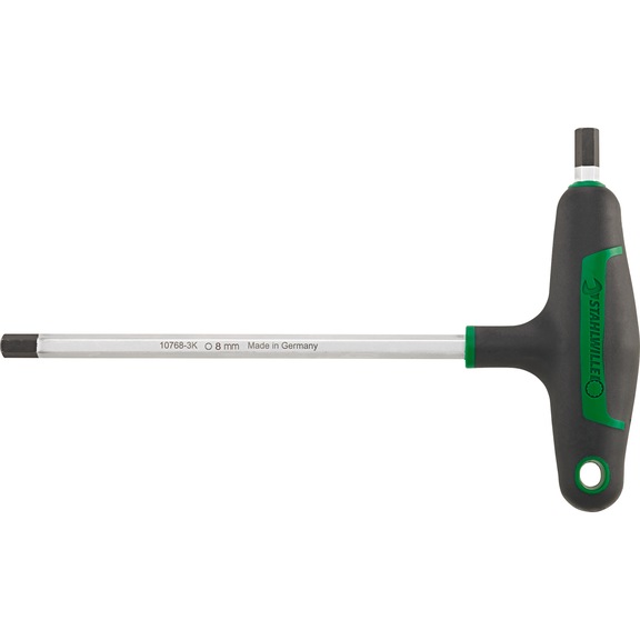 STAHLWILLE Screwdriver 10768-3K Drive hexagon socket 8 mm L.200 mm 43253080 - Hexagon socket screwdriver
