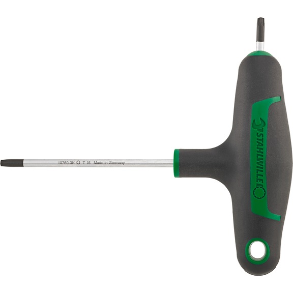 STAHLWILLE TX screwdriver 10769-3K T15 L.100 mm 43293015 - Hexagon socket screwdriver