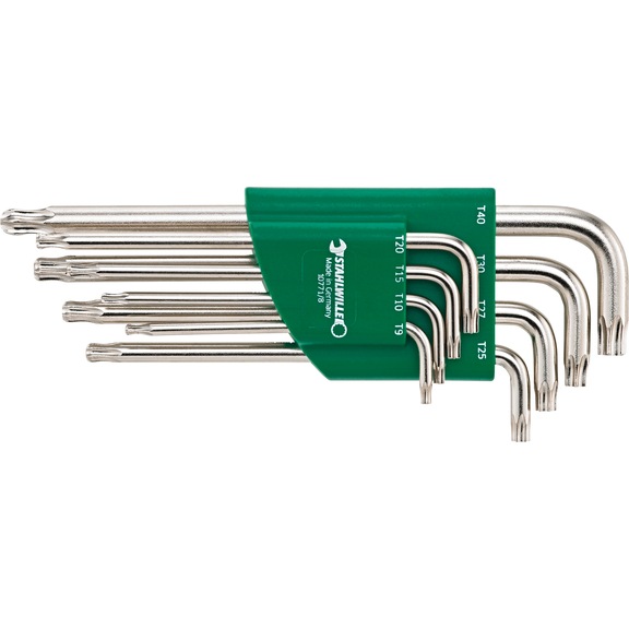 STAHLWILLE offset screwdriver set 10771 T9 - T40 8-piece 96432700 - Hexagon socket wrench set