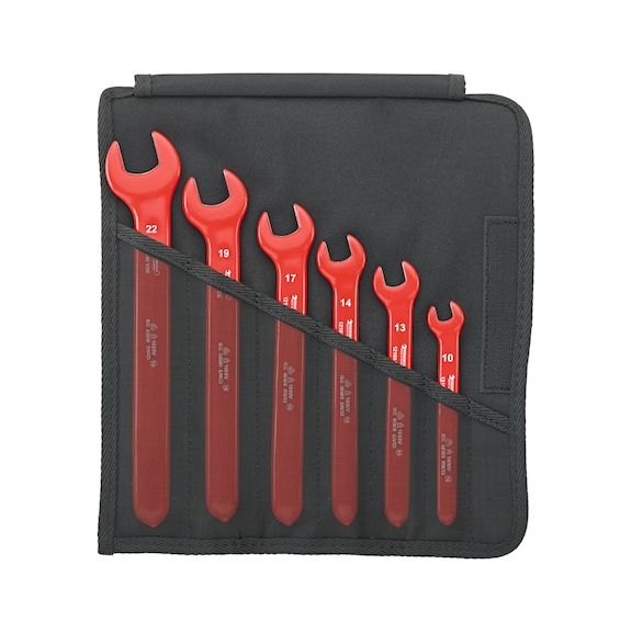 STAHLWILLE Combination wrench set 12160/6 VDE 6-piece 96404301 - Combination wrench