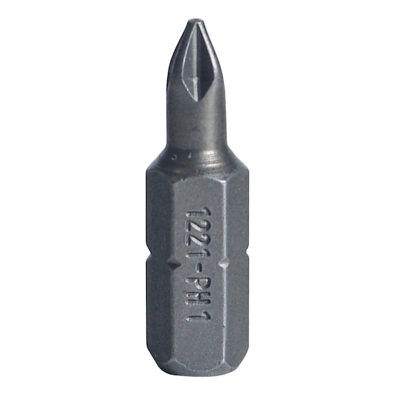 STAHLWILLE Screwdriver bit bit insert 1221 hexagon PH1 C 6.3 L.25 mm 08010001 - Screwdriver bits