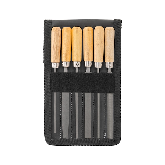 STAHLWILLE Wrench file set 12800 L.100 mm Number of tools 6-piece 72230001 - File