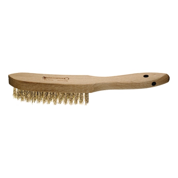 STAHLWILLE Brass wire brush 13115 L.280 mm 77470001 - Wire brush (hand)