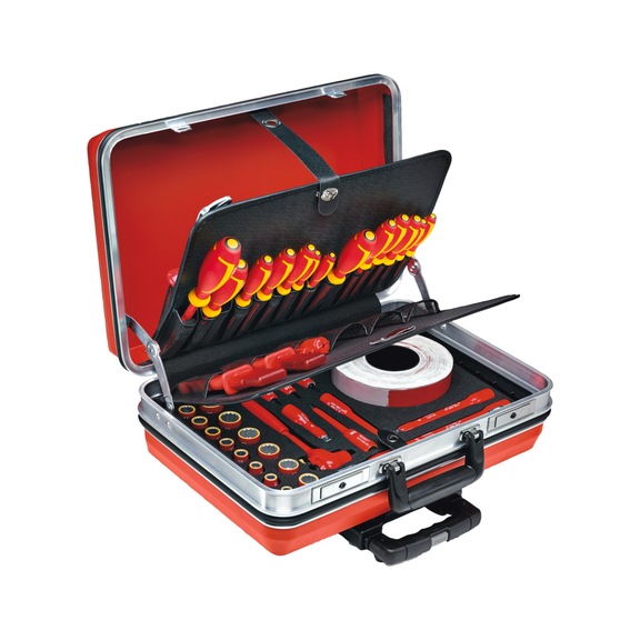 STAHLWILLE VDE case set 13300 VDE 520x480x285 mm 48-piece 96838193 - Tool assortment