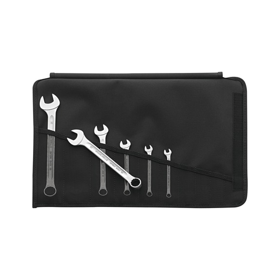 STAHLWILLE Combination wrench set OPEN BOX 13 7-19 mm 6-piece 96400813 - Combination wrench set