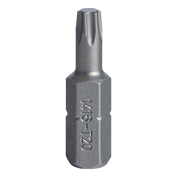 STAHLWILLE Bit screwdriver bit socket 1416 TX T20 hexagon C 6.3 L.25 mm 08130020 - Screwdriver bits