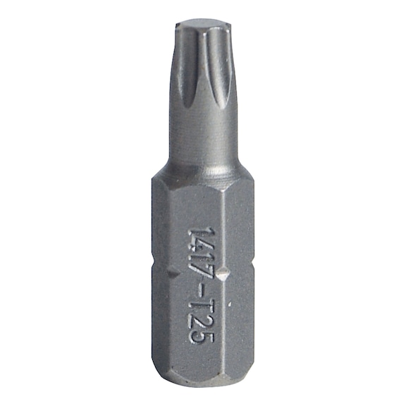 STAHLWILLE Bit screwdriver bit insert 1417 TX T25 hexagon C 6.3 L.25 mm 08130025 - Screwdriver bits