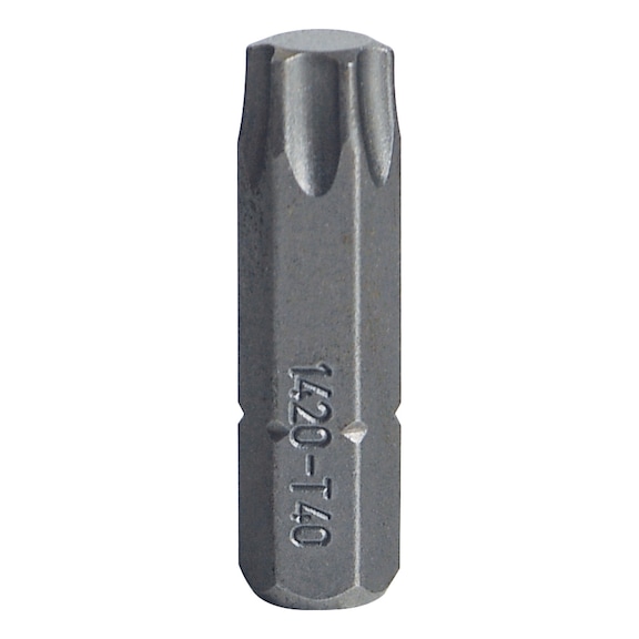 STAHLWILLE Bit screwdriver bit insert 1420 TX T40 hexagonal C 6.3 L.25 mm 08130040 - Screwdriver bits