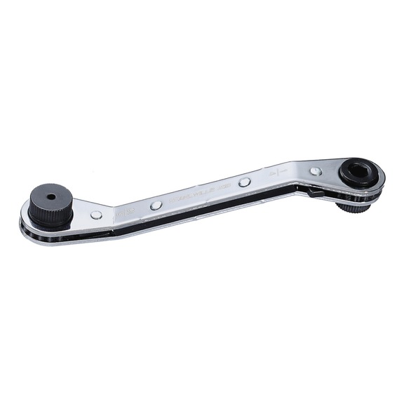 STAHLWILLE Bit-Ratschenschlüssel 25B 1/4 x 5/16 Zoll L.138 mm 41541620 - Feinzahnknarre