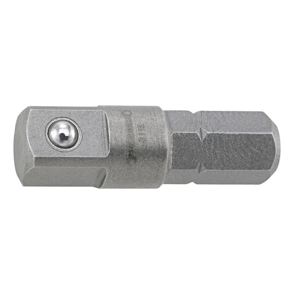 STAHLWILLE Bit connector hand-operated 3116 hexagon 1/4 inch L.25 mm 31160000 - Bit adapter
