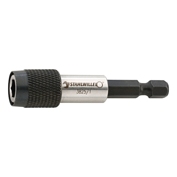 STAHLWILLE quick-change toolholder 3825/1 hexagon drive 1/4 inch L.62 mm 38250002 - Bit holder