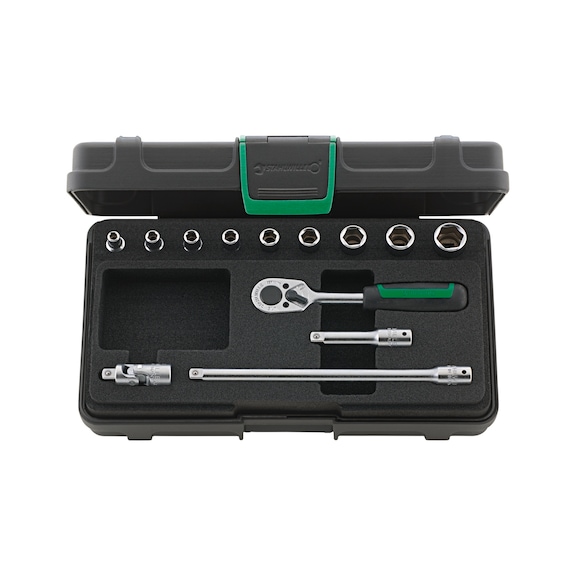 STAHLWILLE Socket set 40/9/4 KN 1/4 inch 13-piece 96011119 - Socket wrench set 1/4"