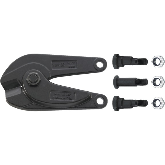 VBW cutter head complete with screws for no. 984050 87434135 - Bolt cutters