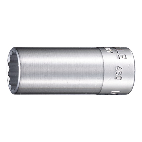 STAHLWILLE Sockets 460a 3/8 inch AF 7/16 inch L.38 mm 02620028 - Socket wrench bit 3/8" (12-edge)