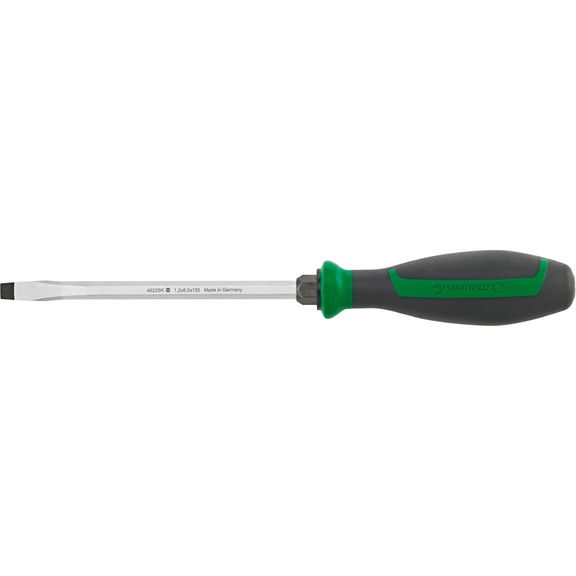 STAHLWILLE Slotted screwdriver DRALL 4622SK size 4 1.2x8 mm L.150 mm 46223208 - Slotted screwdrivers DRALL+ 4622SK