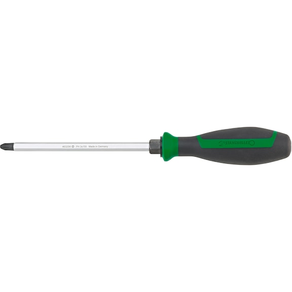 STAHLWILLE Phillips screwdriver DRALL 4632SK size PH1 l.85 mm 46323201 - Phillips screwdriver