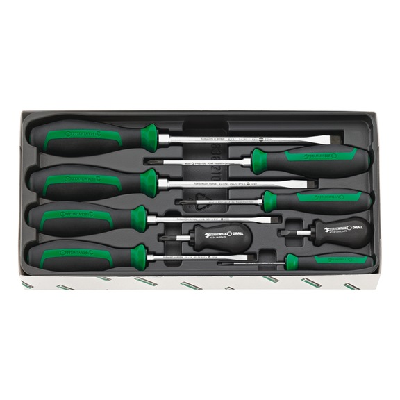STAHLWILLE screwdriver set DRALL 4693 9-piece 96469315 - Screwdriver set
