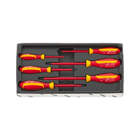STAHLWILLE VDE screwdriver set DRALL 4695 VDE 6-piece 96469515 - Screwdriver set